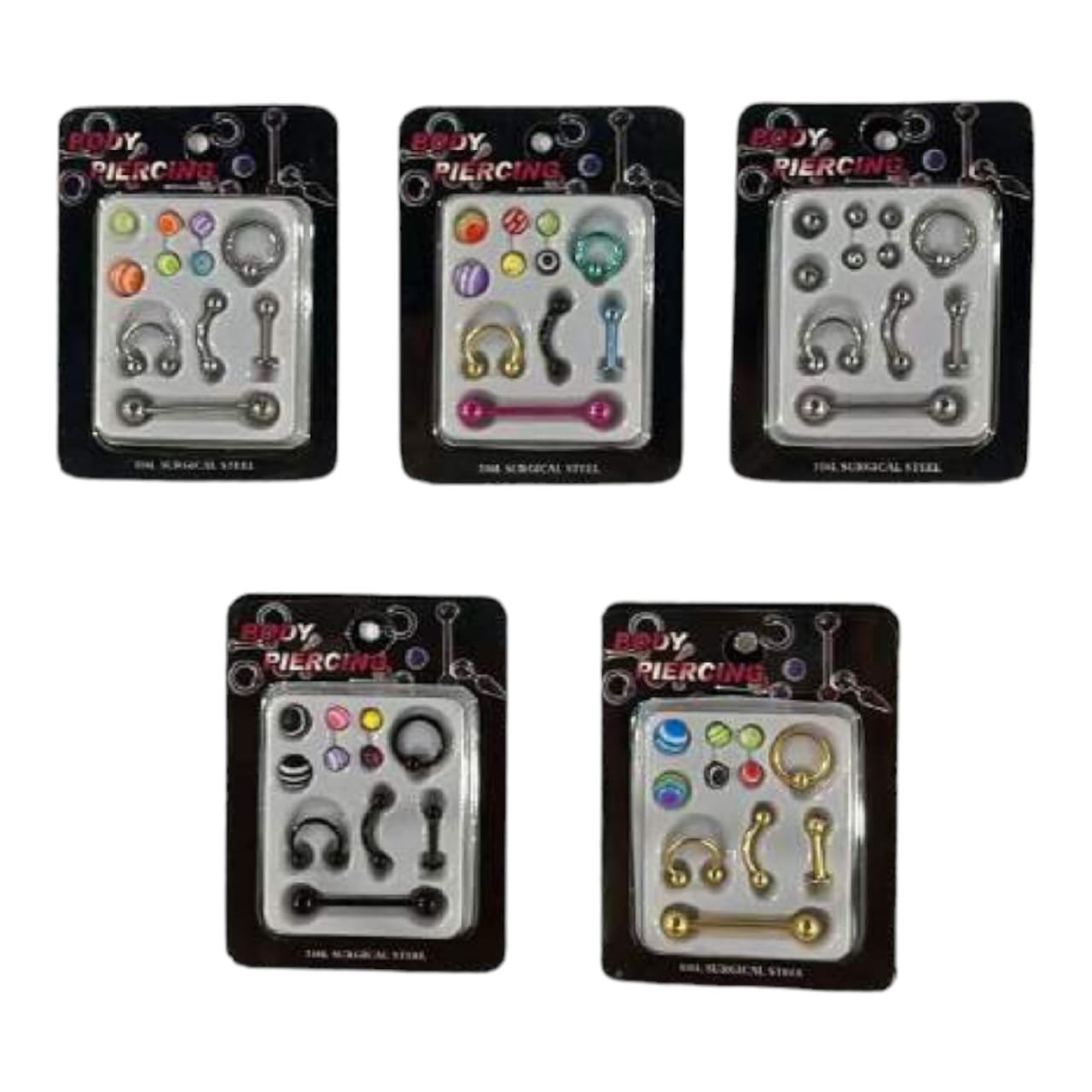 Juego Piercing X11 Pcs Ossa 050