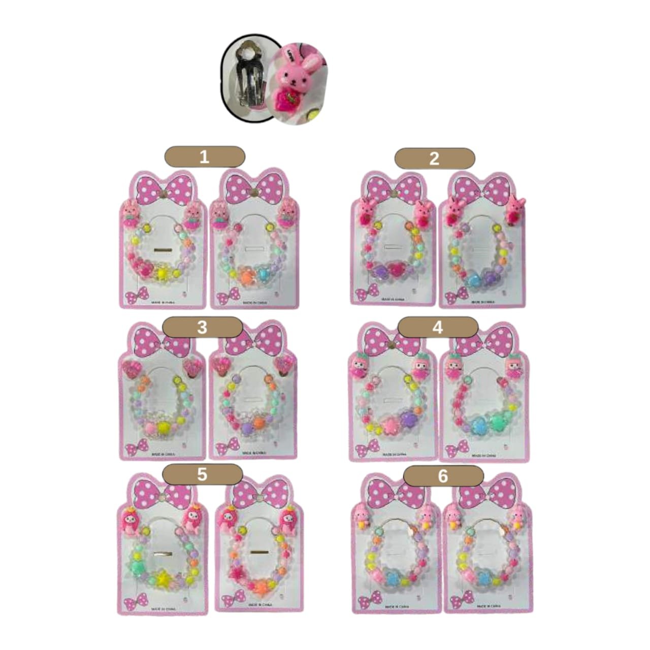 Pulsera + Arete Niña Mp1111