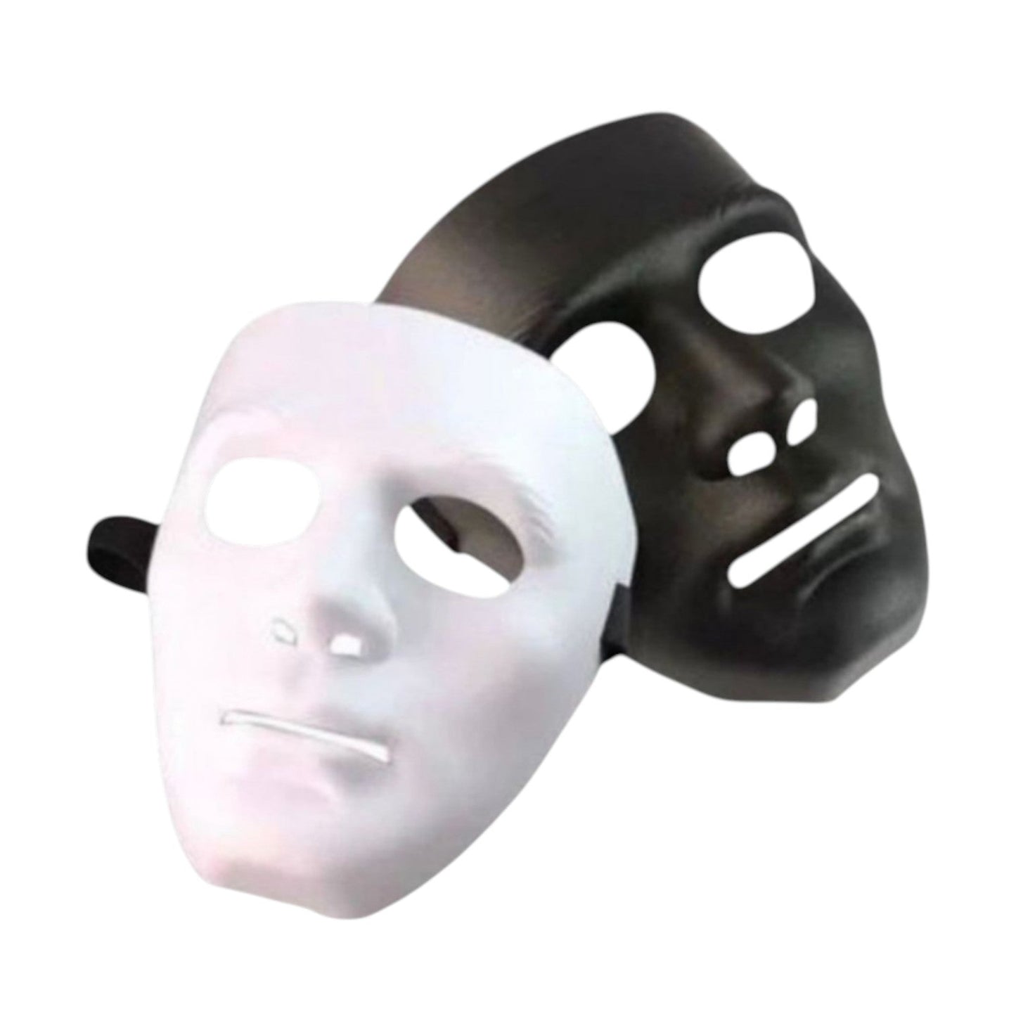 Mascara Lisa Blanca Y Negra DK-2472