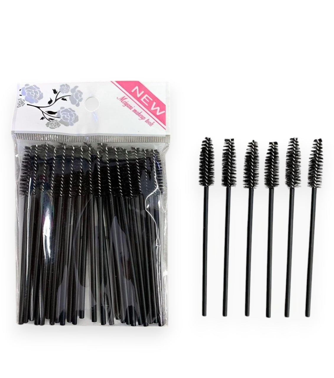 Cepillos Desechales para Pestañas y Cejas x24