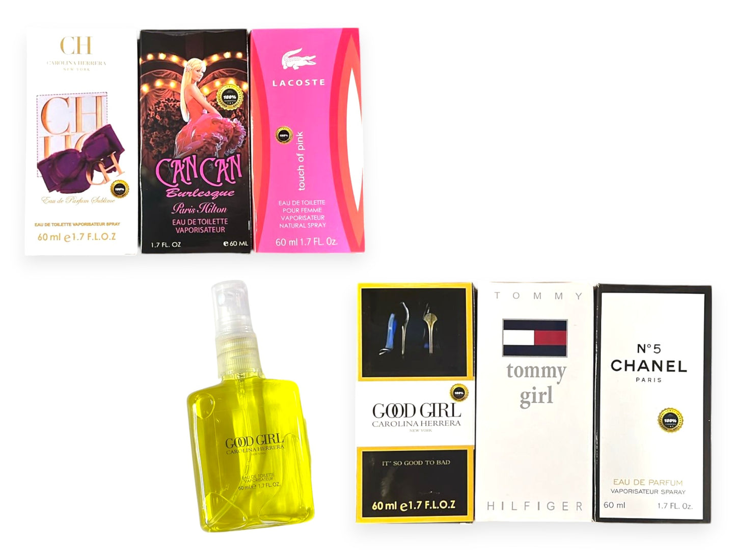 Perfume De Dama Surtidas 60ml