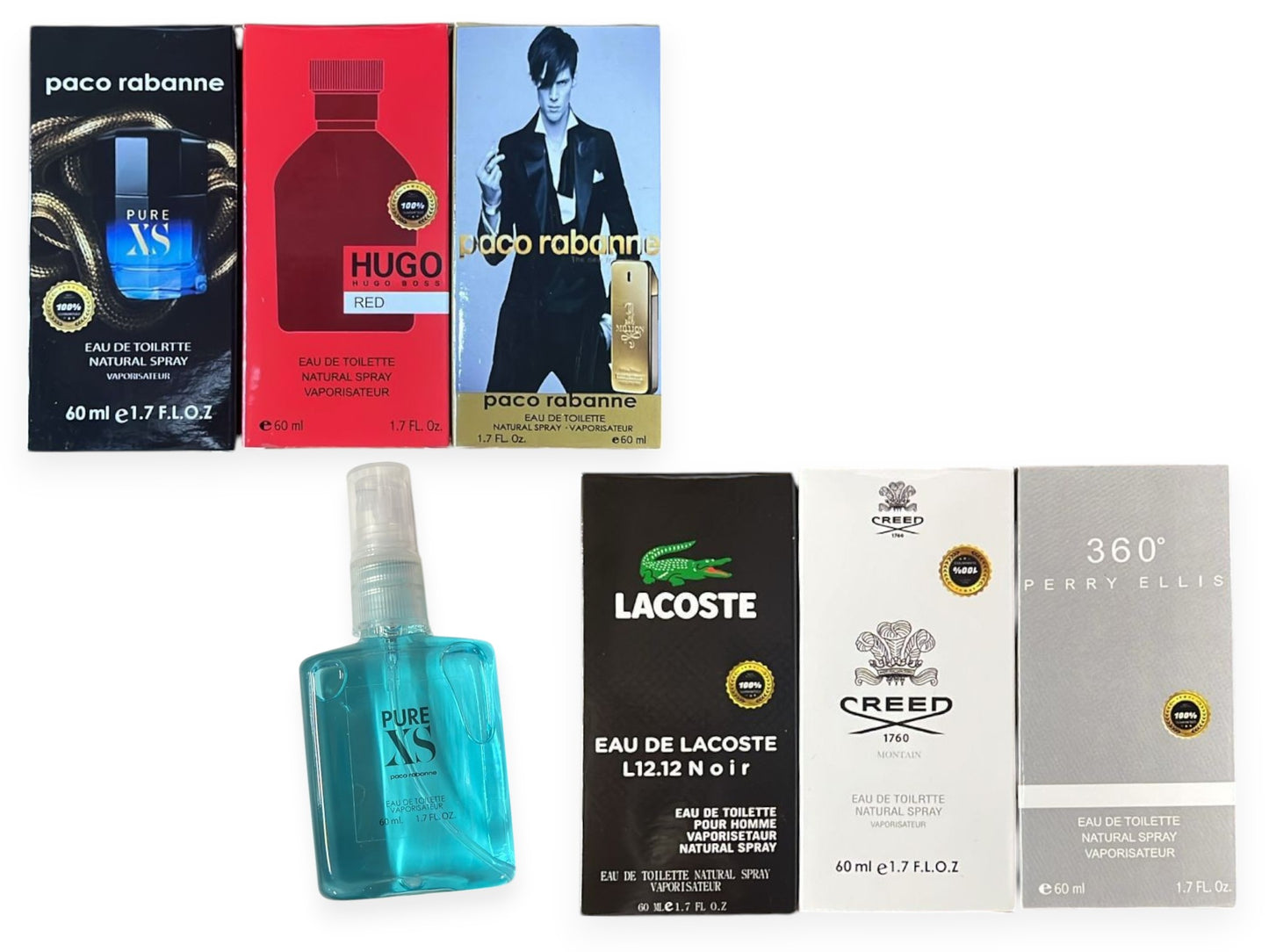 Perfume De Caballero Surtidas  60ml