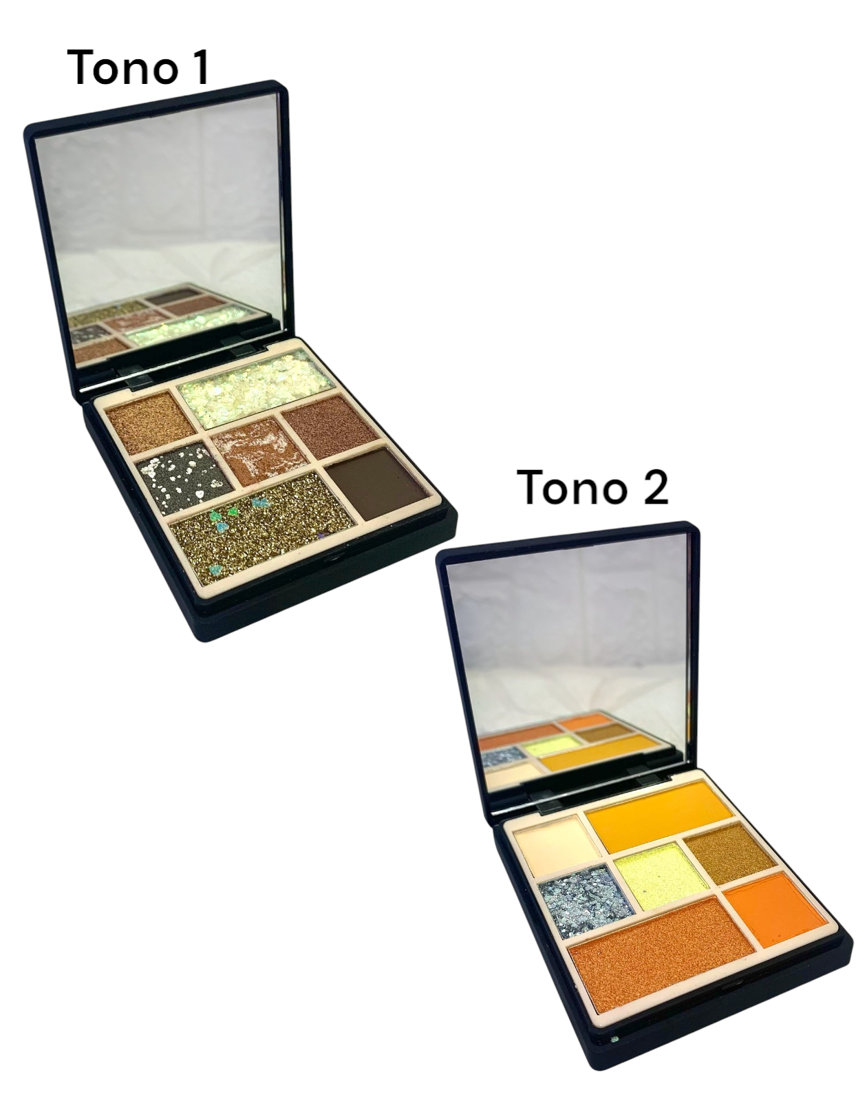 Paleta de sombras marmol