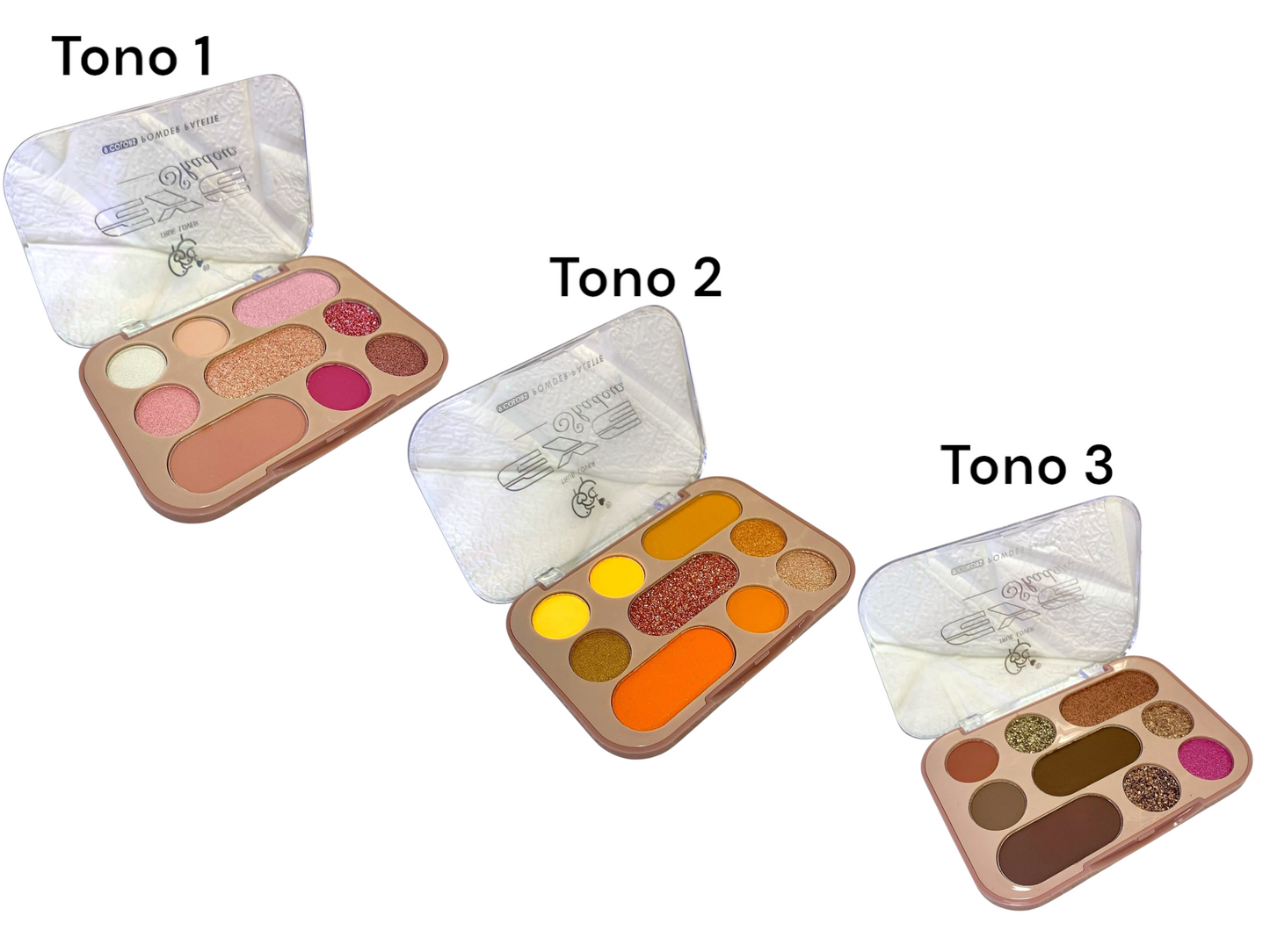 Paleta de sombras de ojos 9 tonos