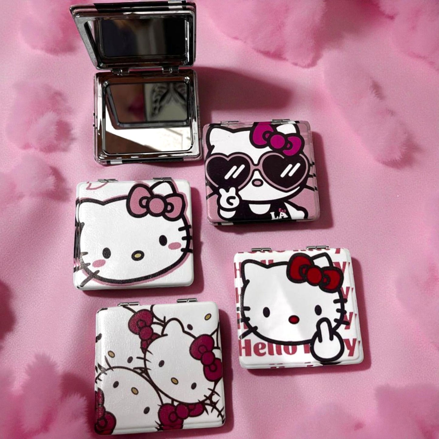 Espejo De Bolsillo Hello Kitty