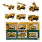 Set Carro Construccion X6 Pcs Ref 100-98