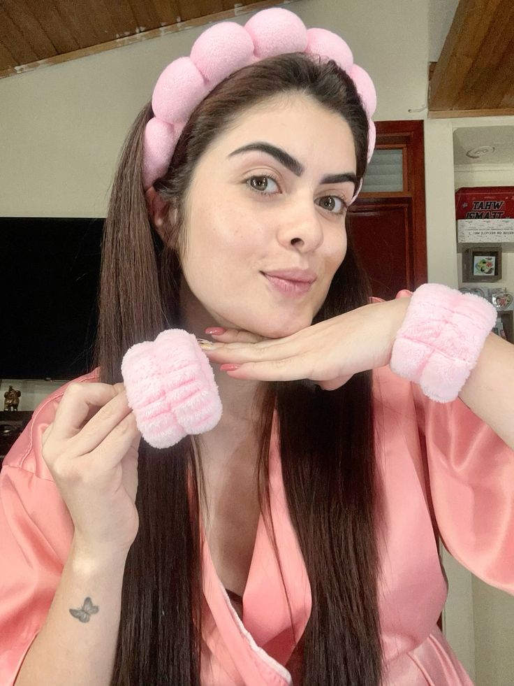 Set Diadema De Maquillaje Nube