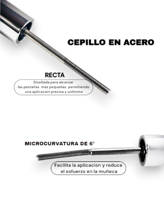 Pestañina Hierro 3D Hierro Curvado
