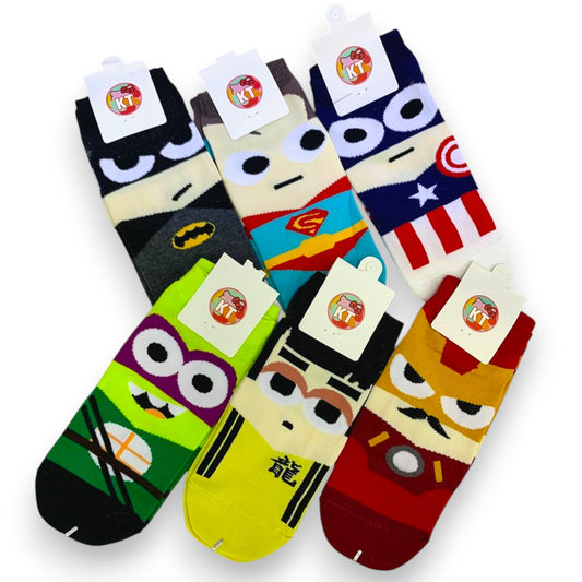 Medias Tobilleras Super Heroes