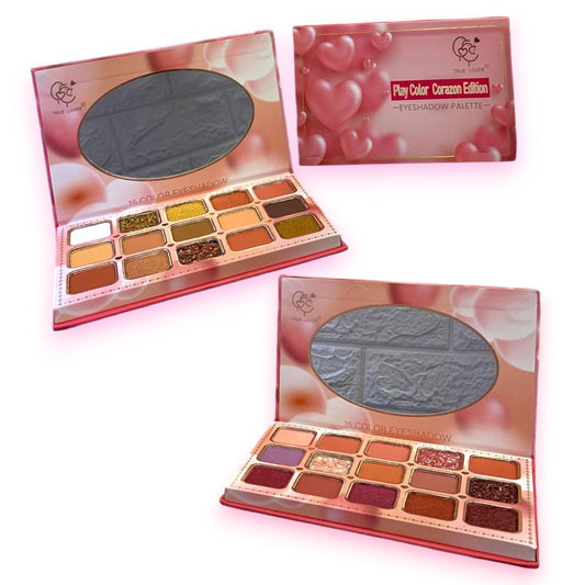 Paleta De Sombras 15 Tonos