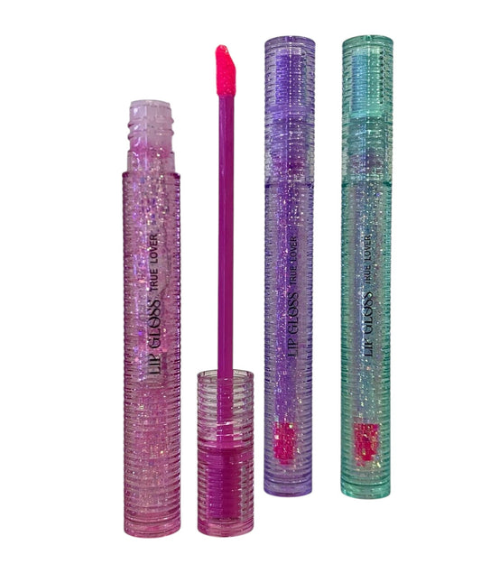 Brillo labial con glitter